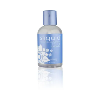 Sliquid Swirl Blue Raspberry Flavored Lubricant 4 2oz