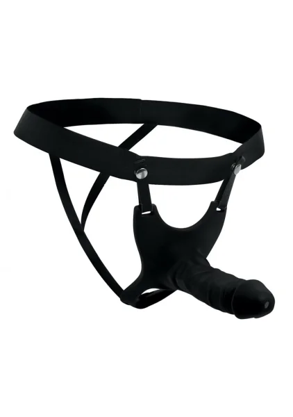 Hollow Silicone Dildo Strap-On