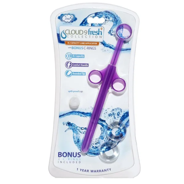 Cloud 9 - Fresh + Premium Xl Lube Applicator with 2 Bonus C-Rings