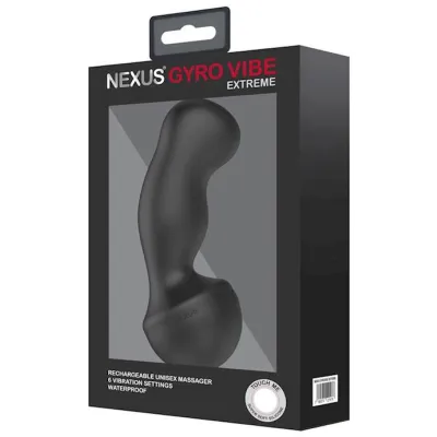 Gyro Vibe Extreme Hands Free Vibrating Dildo Black