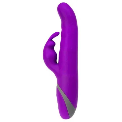 The Cha cha Rabbit Vibrator Purple 9 2 Inch