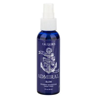 Admiral Blow Spearmint Desensitizing Throat Spray 2 Fl Oz