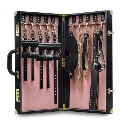 Temptasia Safe Word Luxury Vegan Bondage Kit Suitcase