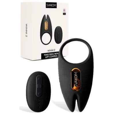 Svakom Winni 2 App Remote Controlled 3 66 Vibrating Couples Ring