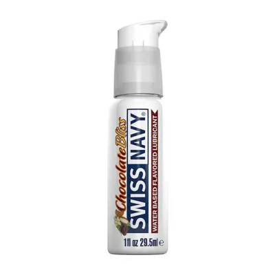 Swiss Navy Chocolate Bliss Flavoured Lubricant 1oz White 1oz