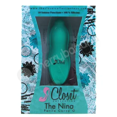 The Nina Petite Curvy G Turquoise Vibrator