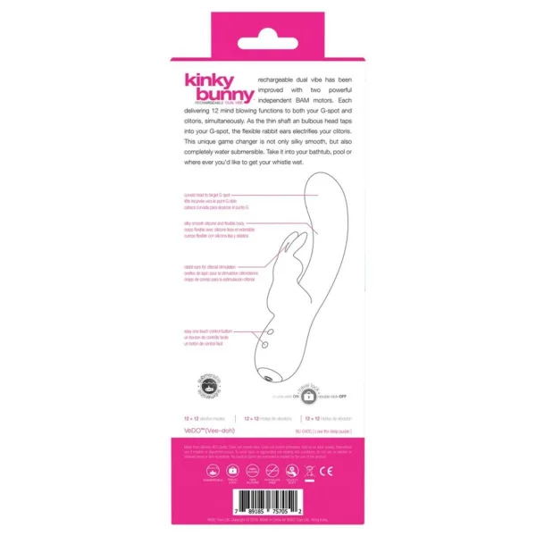 Vedo Kinky Bunny Plus Vibrator