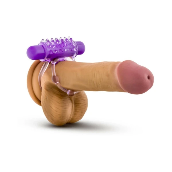 Play With Me - The Player - Vibrating Double Strap Cockring - Purple