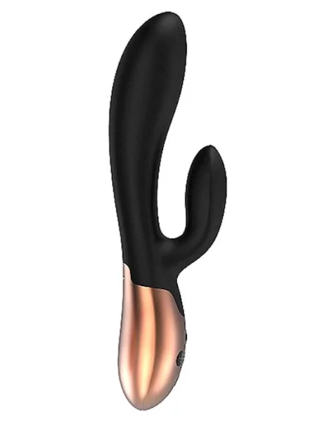 Heating G-spot Vibrator - Exquisite   - Black - 8 Inch