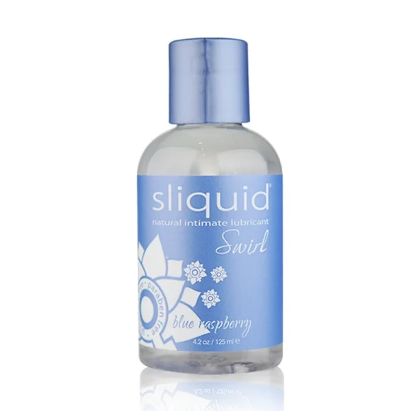Sliquid Swirl Naturals Blue Raspberry - Flavored Lube | 2oz