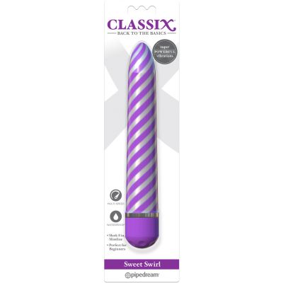 Sweet Swirl 8 Vibrator Purple