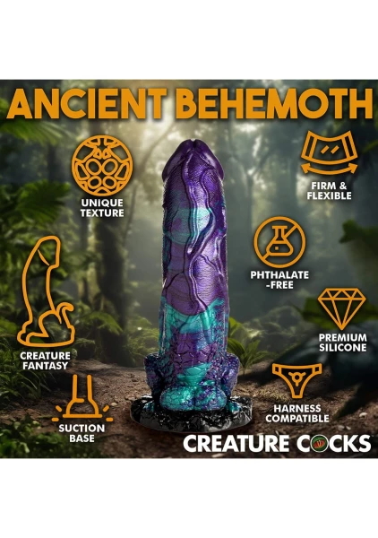 Dino-Dick 9" Silicone Suction Cup Dildo By Creature Cocks - XL