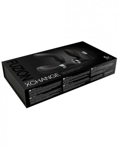 Fuzion Xchange Prostate Massager Set 10 Speed Black — image 7 of 8