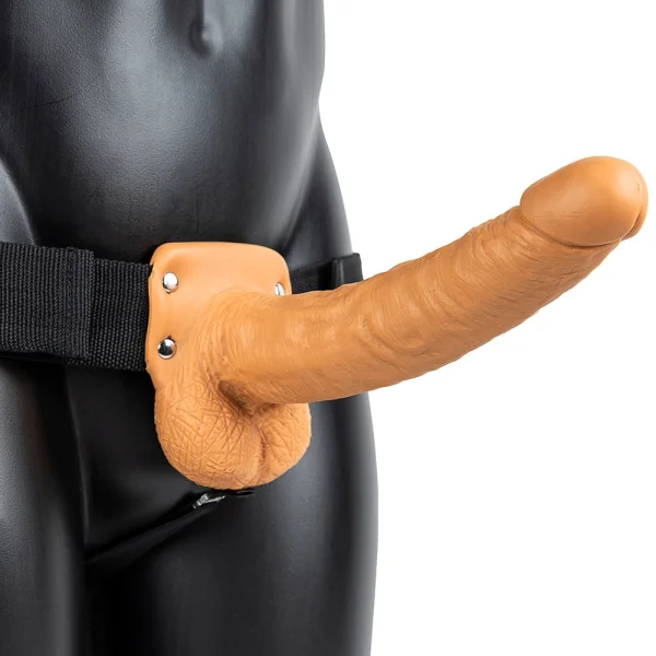 Real Rock Hollow 9 Inch Ballsy Strap-On