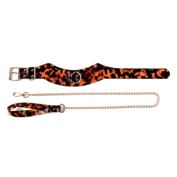 Sincerely Amber Collar & Leash By Sportsheets