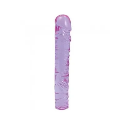 Crystal Jellies Classic Dong 10 Inch Purple