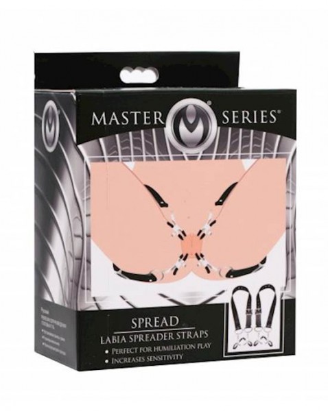 Labia Spreader Straps With Clamps