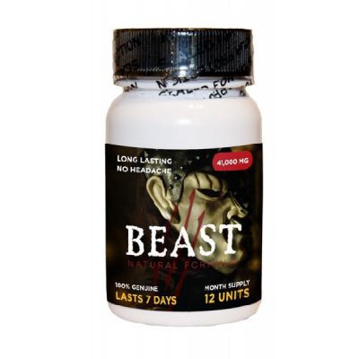 Beast 12 Pill Bottle