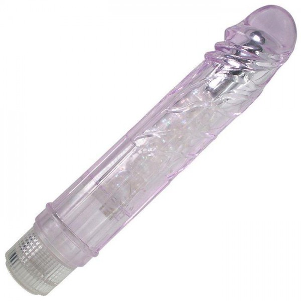 9" Realistic Beaded Vibrating Dildo - Firm & Flexible for G-Spot Stimulation!