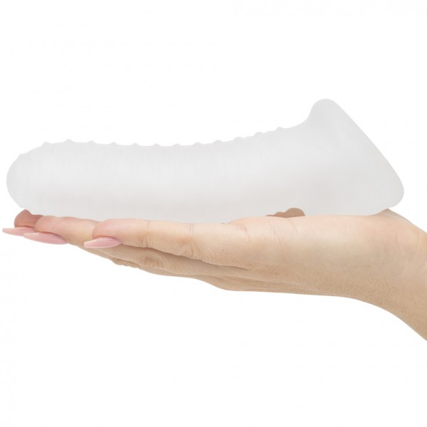 Perfect Fit Fat Boy Checker Textured 6.5 Inch Penis Sleeve with Ball Loop