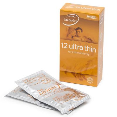 Ansell LifeStyles Ultra Thin Condoms 12 Pack