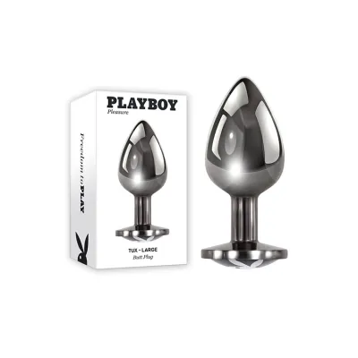 Playboy Large Tux 3 8 Metal Butt Plug