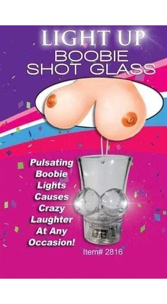 Light Boobie Shot Glass