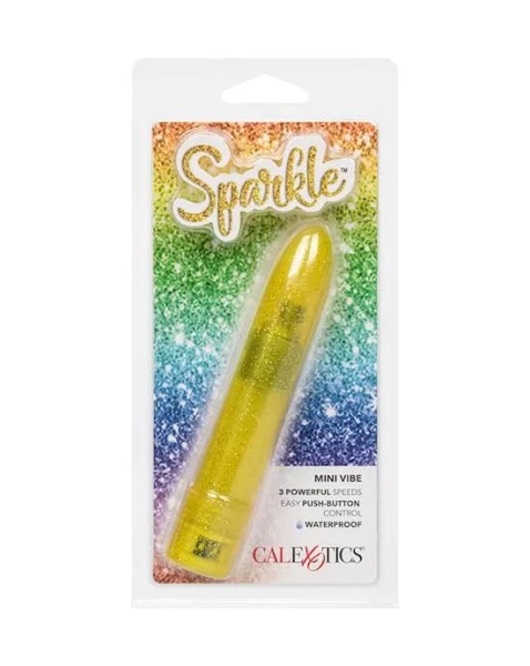 Sparkle Mini Vibe - Yellow - 4.5 Inch