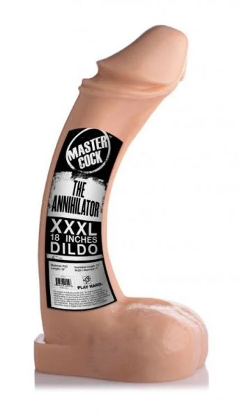 The Annihilator XXXL 18 Inches Dildo Beige
