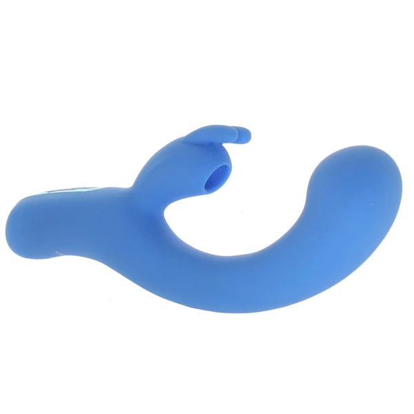 Jack Rabbit Elite Suction Rabbit Silicone Rechargeable Dual Stimulation Vibrator By CalExotics