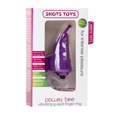 Power Bee Purple Mini Wand Vibrator