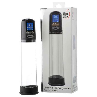 Adam s Rechargeable Penis Pump Adam and Eve Digital Electric Enlarger