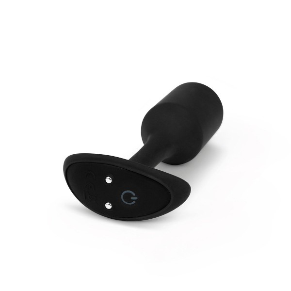 b-Vibe Vibrating Snug Plug Weighted Silicone Butt Plugs with Vibration 2 Sizes