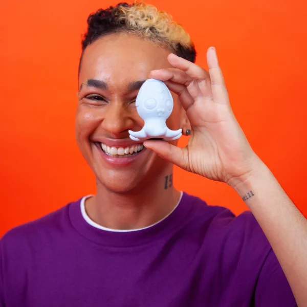 Princette Puppypus Silicone Rechargeable Waterproof Vibrator By Cute Little Fuckers - Platinum