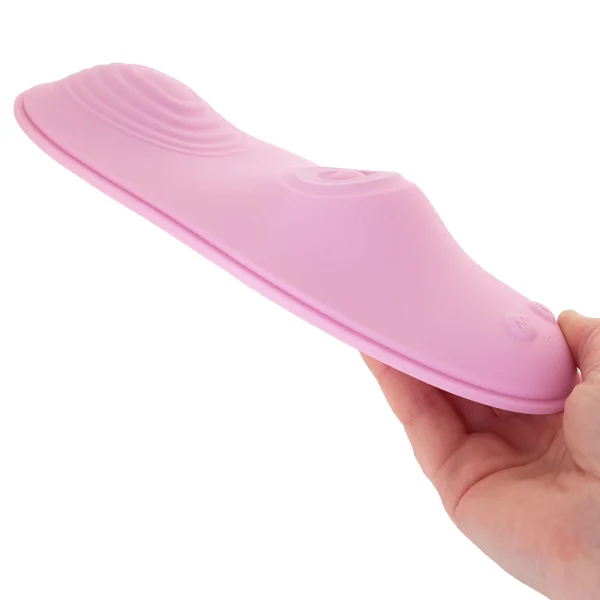 Inmi The Pulse 28X Pulsing & Vibrating Silicone Waterproof Rechargeable Grinder With Remote - Pink