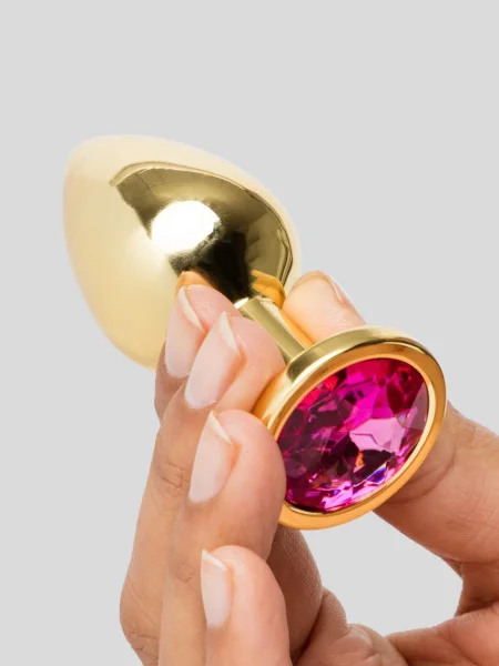 Lovehoney Inner Glow Jewelled Metal Butt Plug 3 Inch