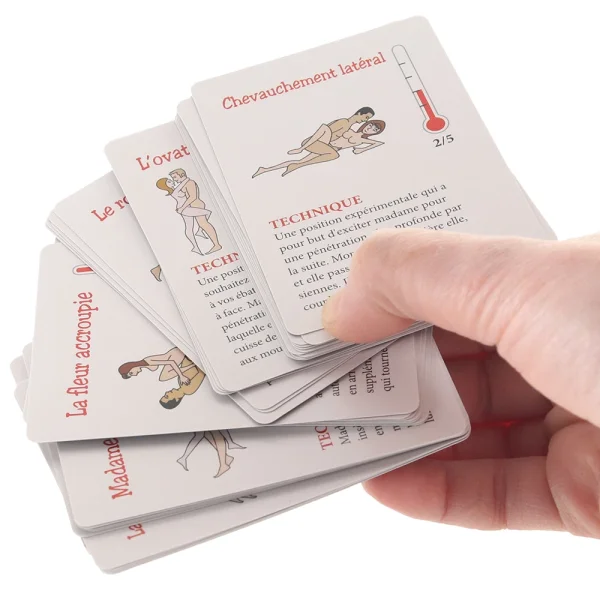 A Year Of Sex! Sexual Position Cards in French