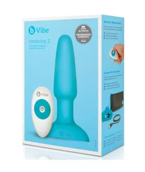 B-vibe Usb Rechargeable Rimming Plug - Teal — image 15 of 17