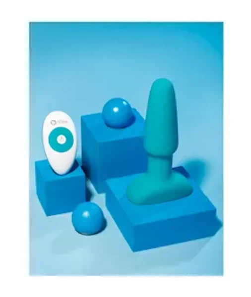 B-vibe Usb Rechargeable Rimming Plug - Teal — image 17 of 17