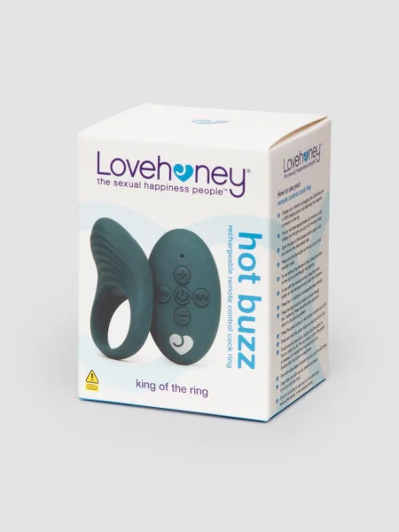 Lovehoney Hot Buzz Rechargeable Remote Control Silicone Cock Ring