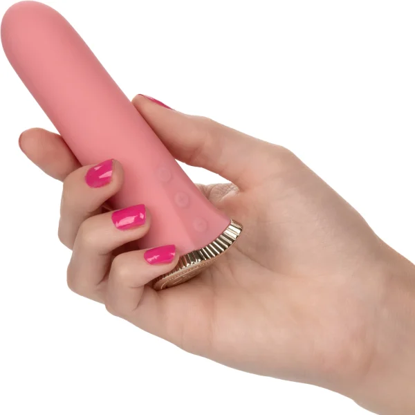 Uncorked Rosé Waterproof Rechargeable Silicone Vibrator By CalExotics