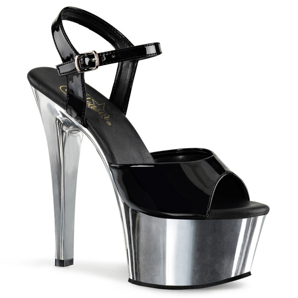 6 inches Heel, 2 1/4 inches PF Vegan Friendly Ankle Strap Sandal — image 17 of 25
