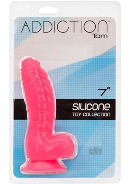 Addiction Tom 7 inches Dildo Hot Pink — image 7 of 8