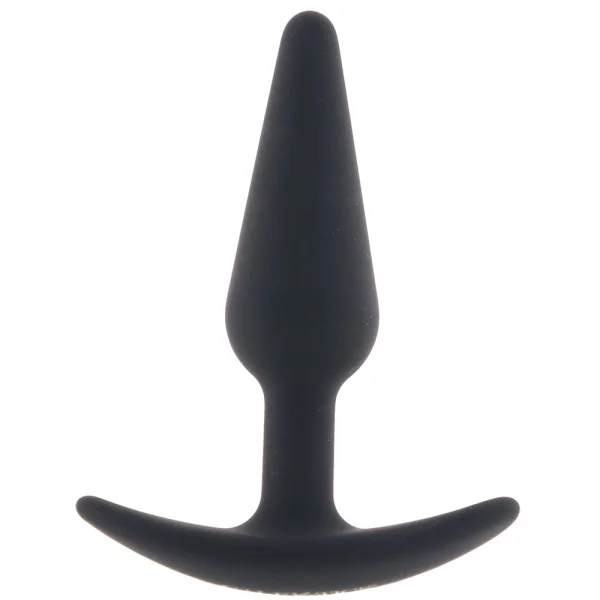 Boundless Slim Plug Silicone Butt Plug By CalExotics - Black