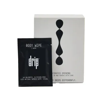 Drip On The Go Ph Balanced Vegan Bamboo Body Wipes