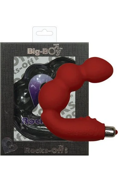 Big Boy Silicone Vibrator Waterproof Red — image 5 of 8