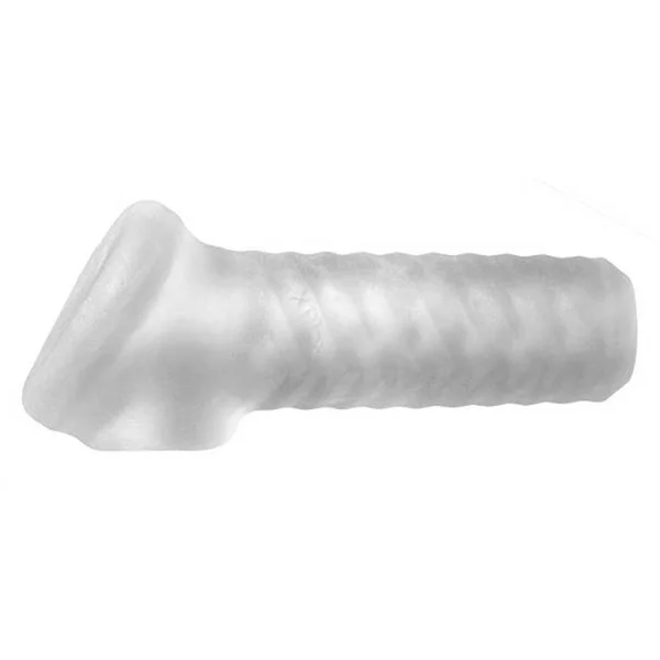 Open Tip Xplay Breeder Textured Penis Sleeve by Perfect Fit — image 4 of 6