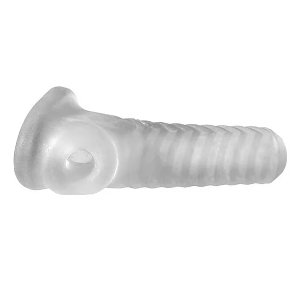 Open Tip Xplay Breeder Textured Penis Sleeve by Perfect Fit — image 5 of 6