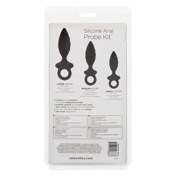 Silicone Anal Probe Kit Black by Cal Exotics — image 11 of 11