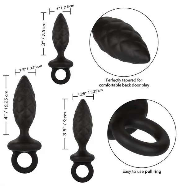 Silicone Anal Probe Kit Black by Cal Exotics — image 8 of 11